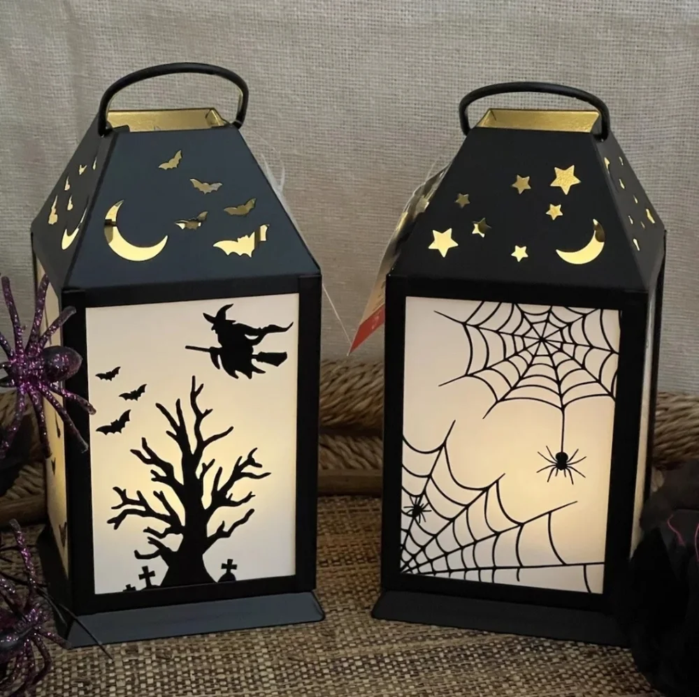 Target Bullseye Playground Halloween Lanterns LED Mini Fall Set 2